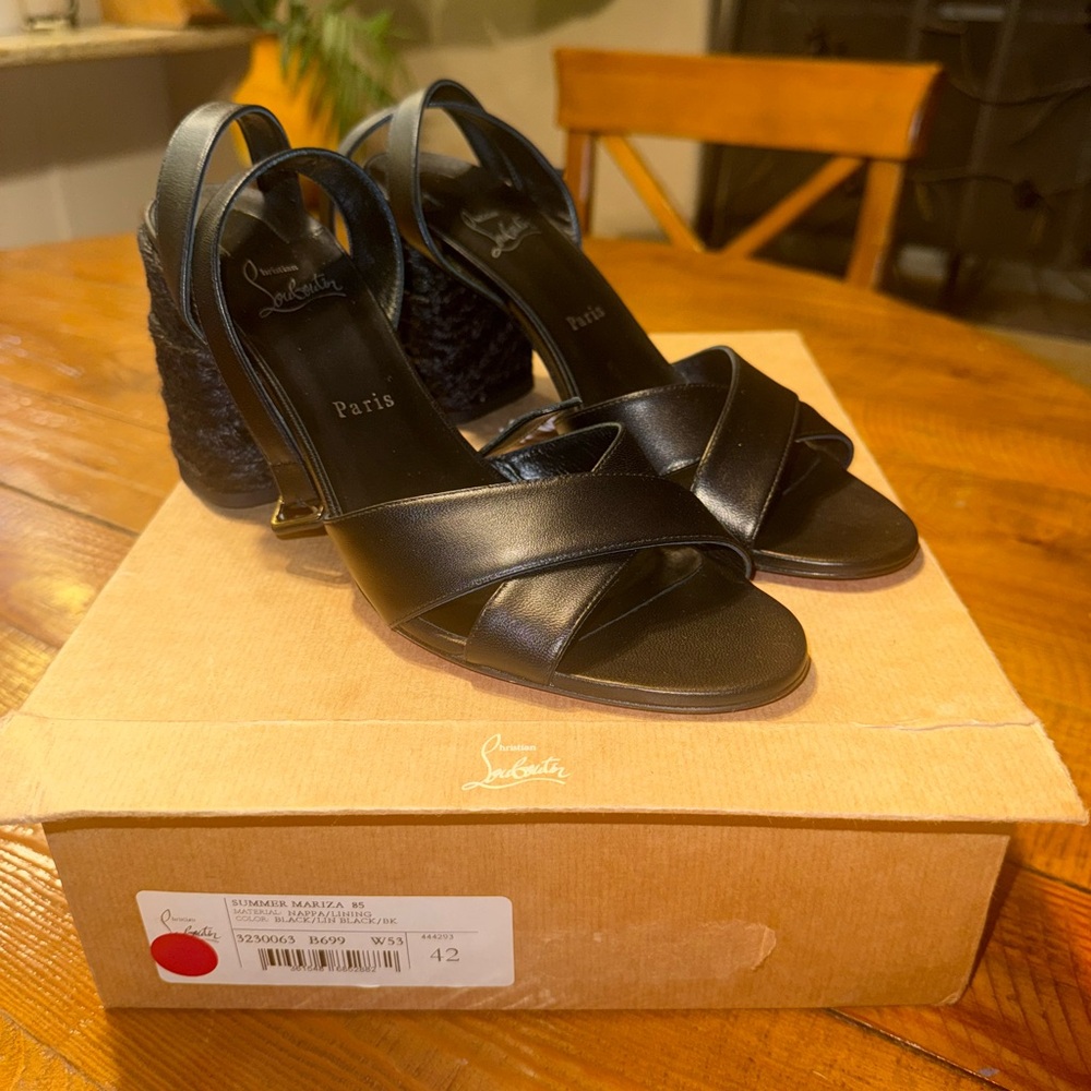 Christian Louboutin Summer Maritza 85 Leather Sandal